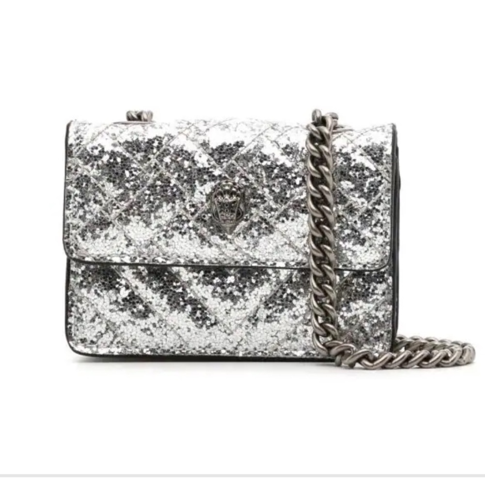 Kurt Geiger Silver Micro Kensington | NEVER USED